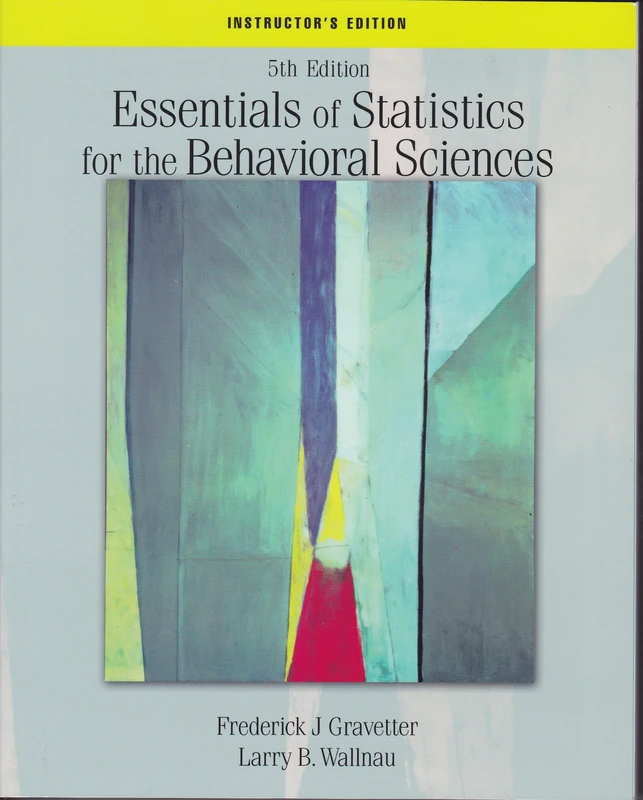 Ess Stat F/Beh Sci 5e