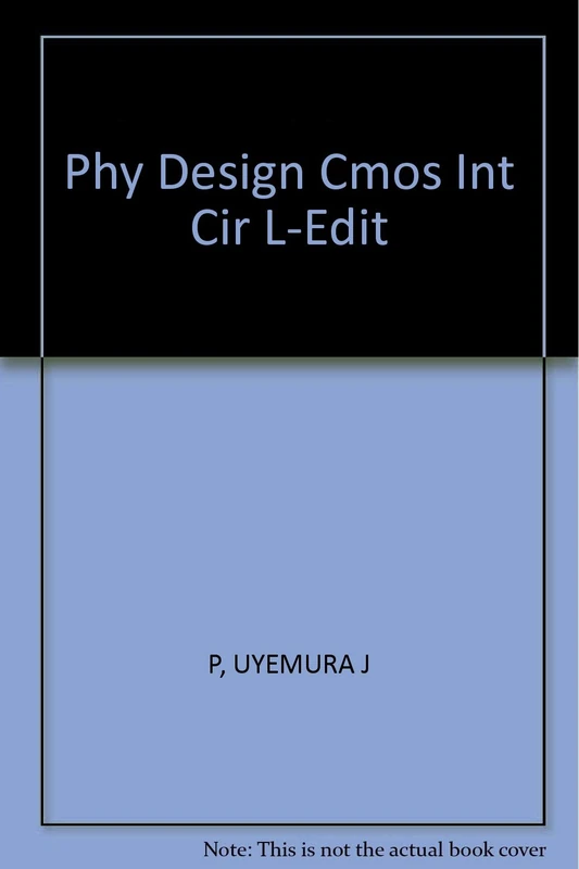 Phy Design Cmos Int Cir L-Edit