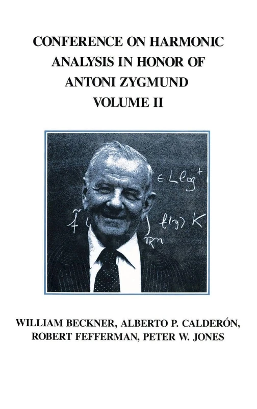 Chapman and Hall/CRC Conference Harmonic Analysis Vol II: 002