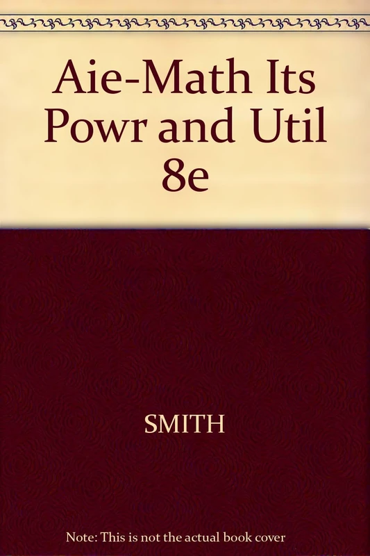 Aie-Math Its Powr and Util 8e - Image 1