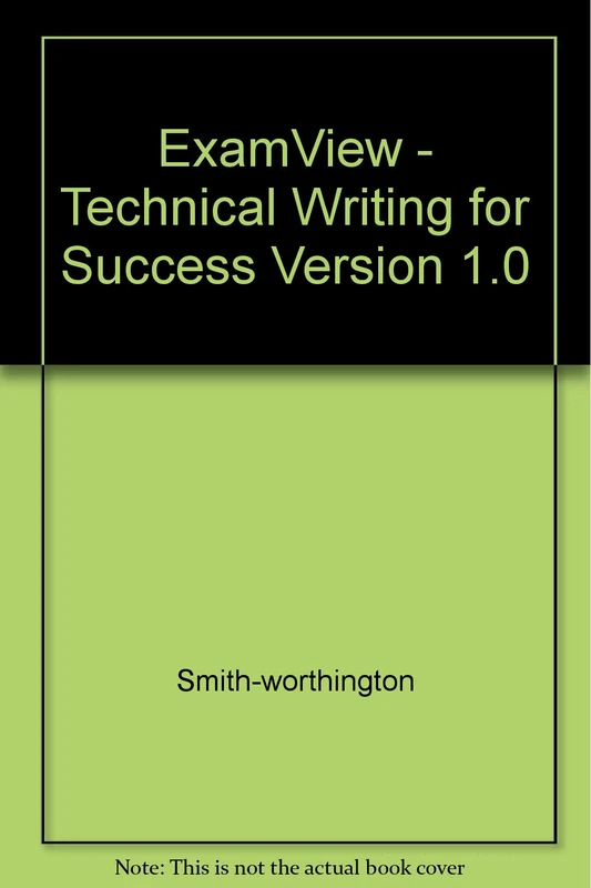 Exmvw Technl Writing for Succ