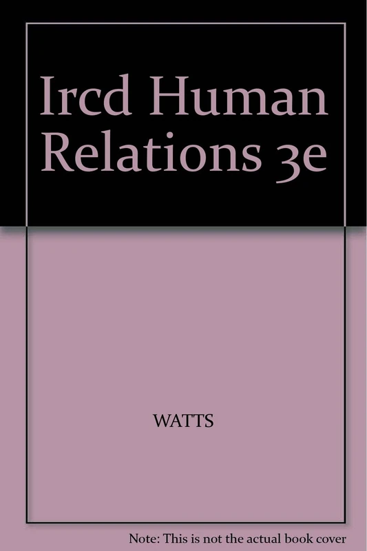 IRCD, Human Relations 3e