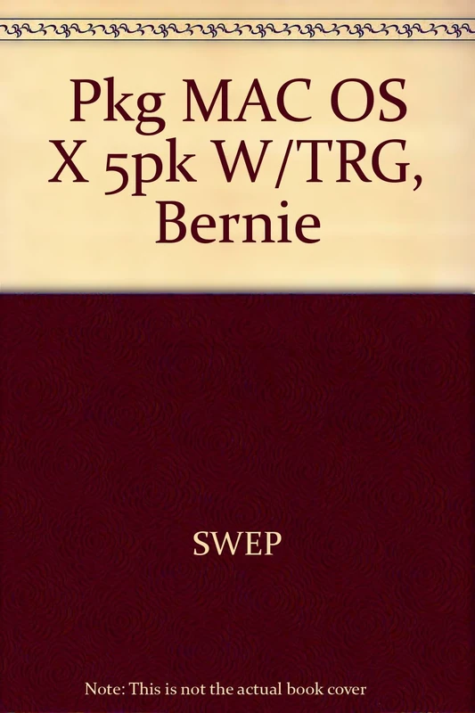 Pkg MAC OS X 5pk W/TRG, Bernie