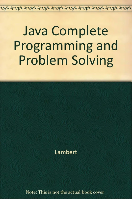 Java Complete Programming and Problem Solving