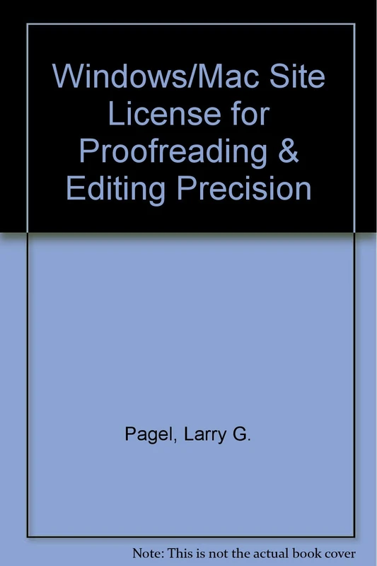 Proofread & Edit Precision CD