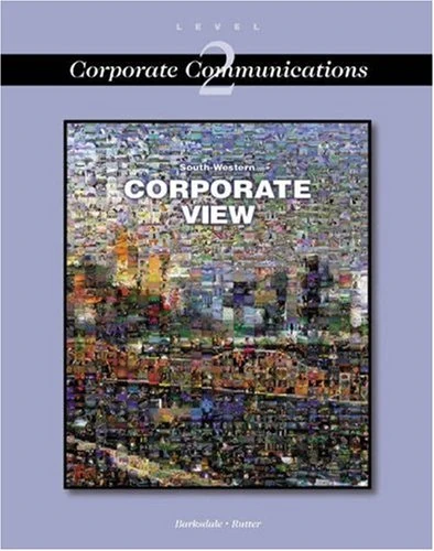 Corporate Communications, Level 2: Corporate View (Corporate Communications, Postsecondary Package: Corporate View)