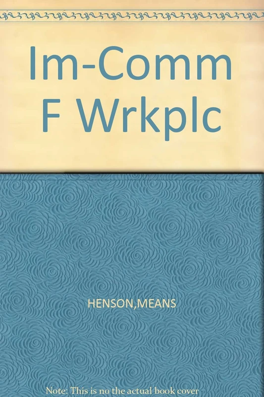 Im-Comm F Wrkplc