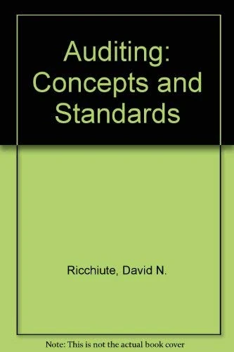 Auditing: Concepts and Standards