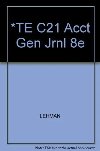 South-Western TE C21 Acct Gen Jrnl 8e - Accounting Textbook