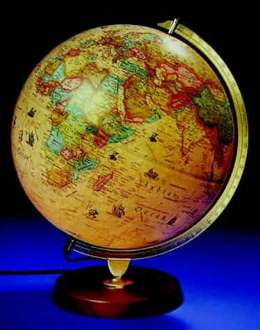 Philip's Voyager Globe: Antique style, 30cm, illuminated