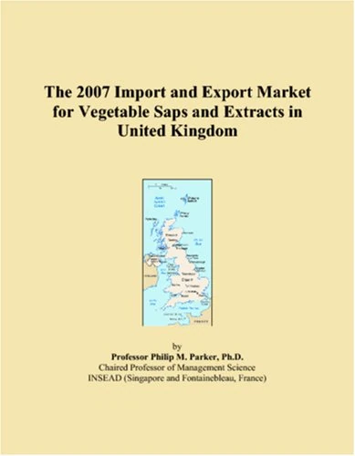 The 2007 Import and Export Market for Vegetable Saps and Extracts in United Kingdom