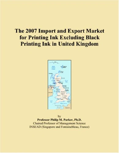 The 2007 Import and Export Market for Printing Ink Excluding Black Printing Ink in United Kingdom