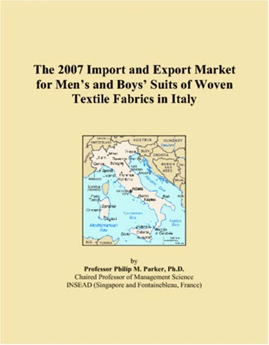The 2007 Import and Export Market for Mens and Boys Suits of Woven Textile Fabrics in Italy