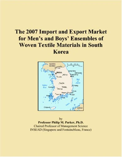 The 2007 Import and Export Market for Mens and Boys Ensembles of Woven Textile Materials in South Korea