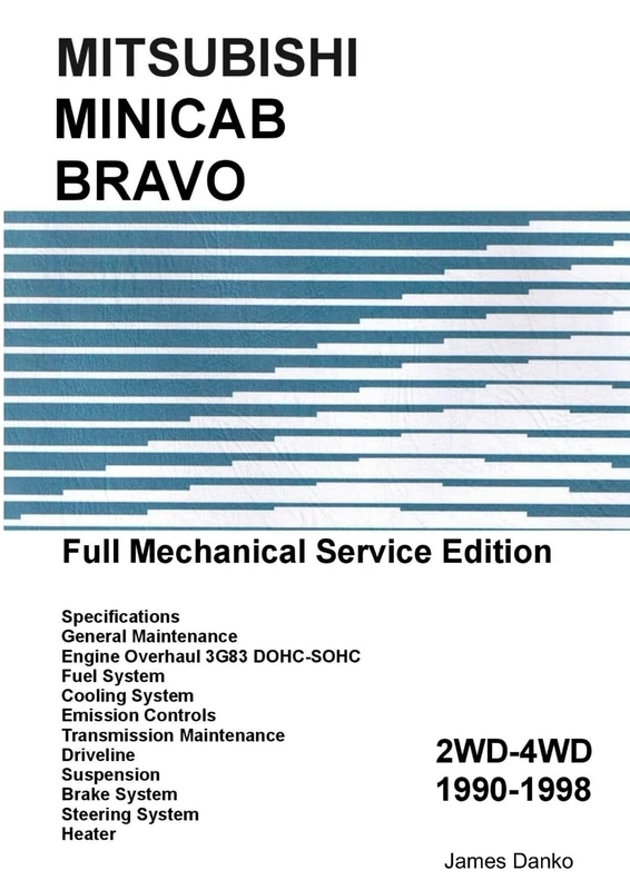 Mitsubishi Minicab-Bravo Full Mechanical Service Manual - Image 1