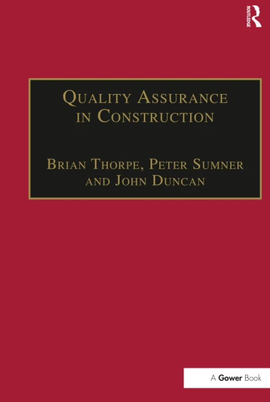 Routledge - Quality Assurance in Construction Book