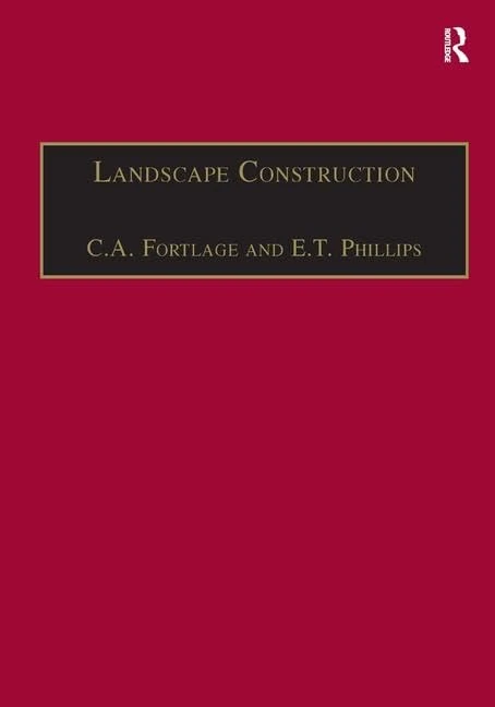 Landscape Construction: Volume 2: Roads, Paving and Drainage