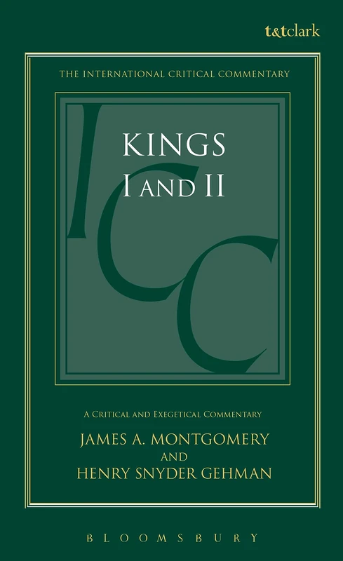 Kings I and II (International Critical Commentary)