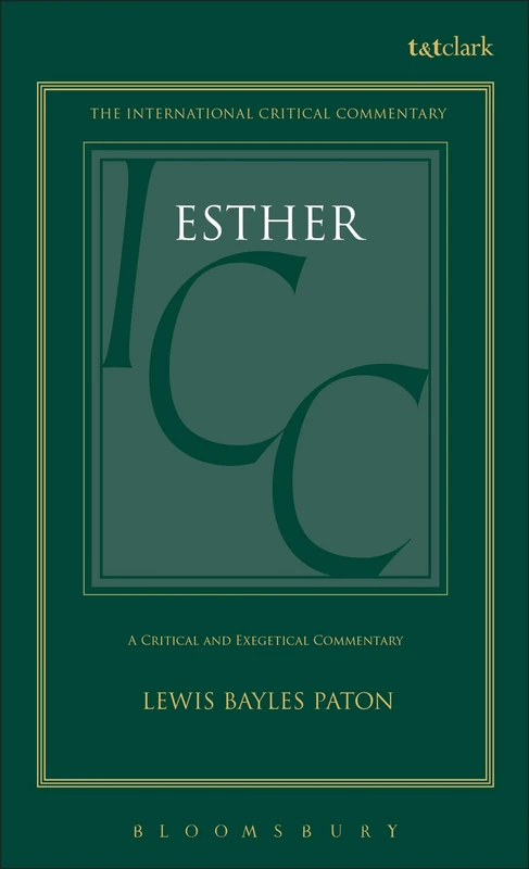 Esther (International Critical Commentary)