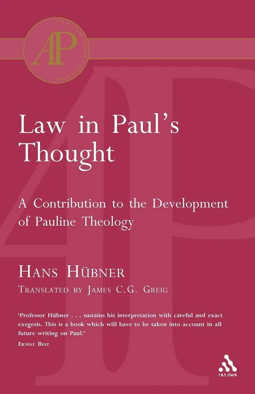 Law in Paul's Thought (Academic Paperback)