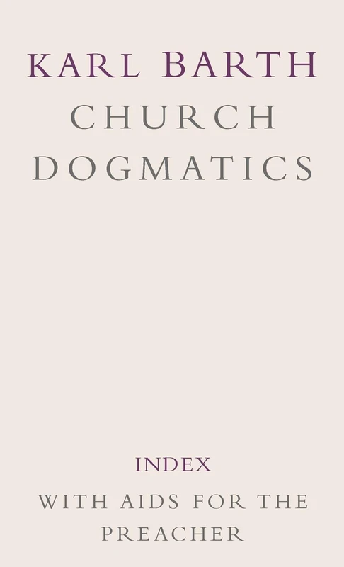 Church Dogmatics: Volume 5 - Index, with Aids to the Preacher - Image 1