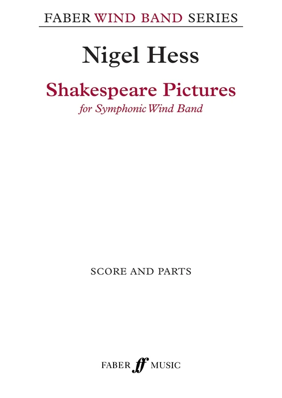 Faber Shakespeare Pictures Wind Band Score and Parts - Image 1