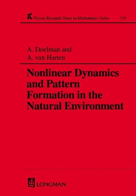 Nonlinear Dynamics and Pattern Formation - Chapman and Hall/CRC - Image 1