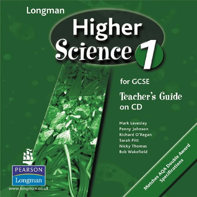 Higher Science TG1 on CD-Rom Key Stage 4 (HIGHER SCIENCE FOR GCSE)