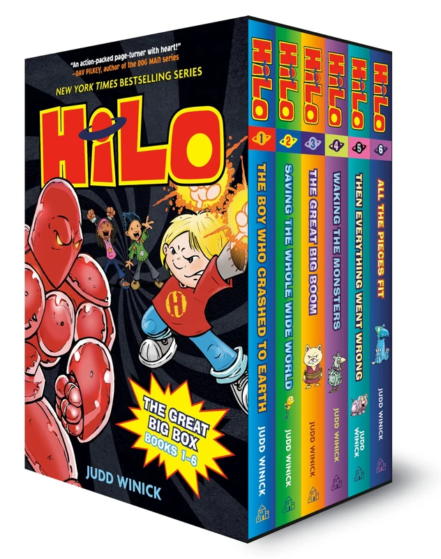 Hilo: (A Graphic Novel Boxed Set): Books 1-6