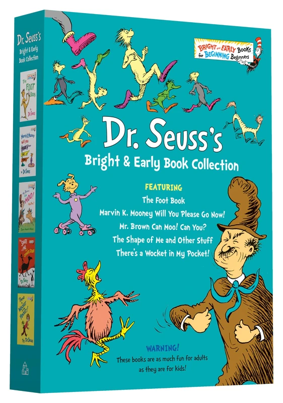 Dr. Seuss's Bright & Early Book Collection: The Foot Book / Marvin K. Mooney Will You Please Go Now! / Mr. Brown Can Moo! Can You? / The Shape of Me and Other Stuff / There's a Wocket in My Pocket!