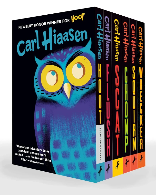 Carl Hiaasen: Hoot; Flush; Scat; Chomp; Squirm; Wrecker