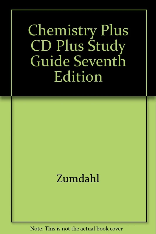 Chemistry Plus CD Plus Study Guide Seventh Edition