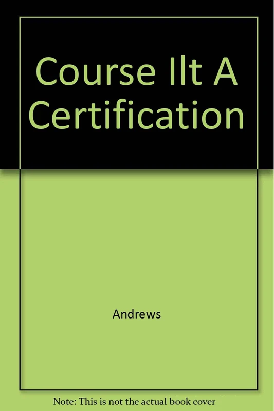 Course Ilt A Certification