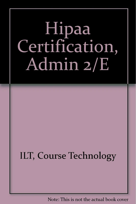 Hipaa Certification, Admin 2/E - Image 1