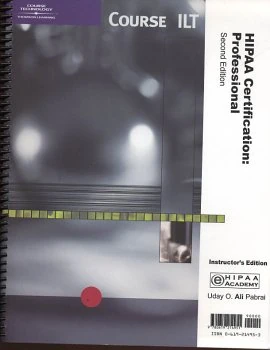 IE Hipaa Cert, Profssnl - Course Technology Inc Book