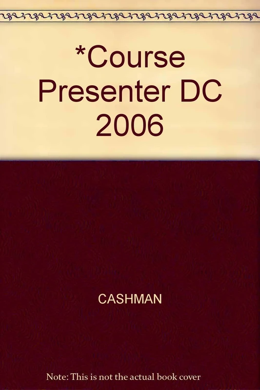 *Course Presenter DC 2006
