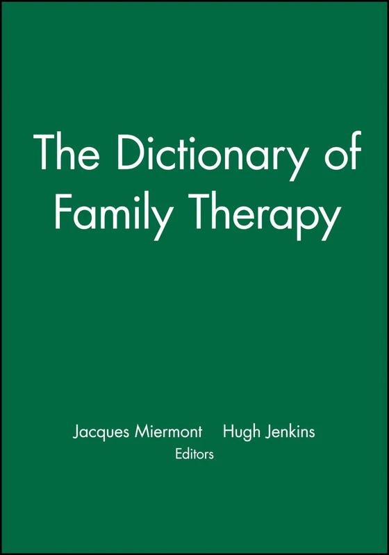 The Dictionary of Family Therapy - Image 1