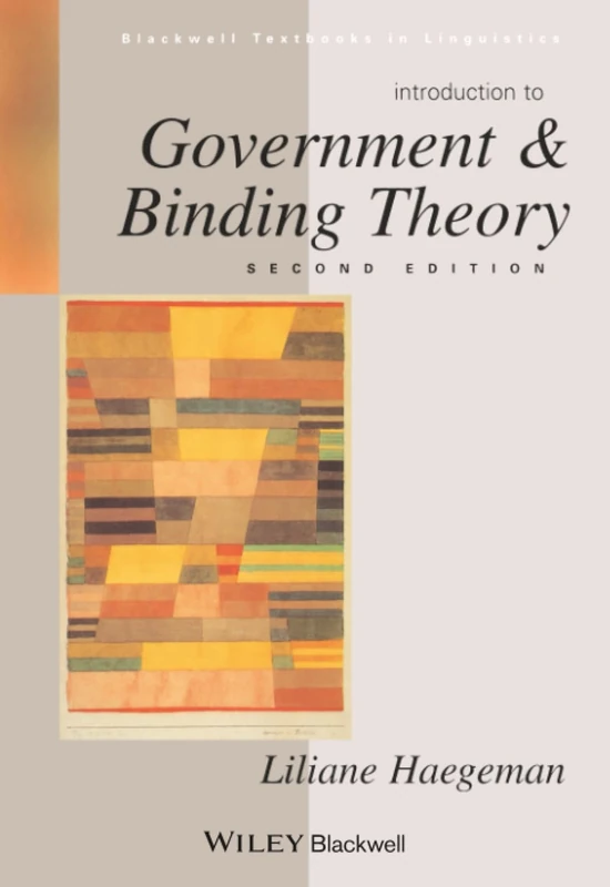 Introduction to Government and Binding Theory: 0001 (Blackwell Textbooks in Linguistics)