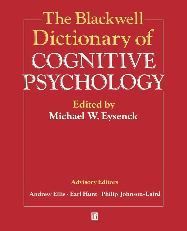 Bwell Dict Cognitive Psych P (Blackwell Reference) - Image 1