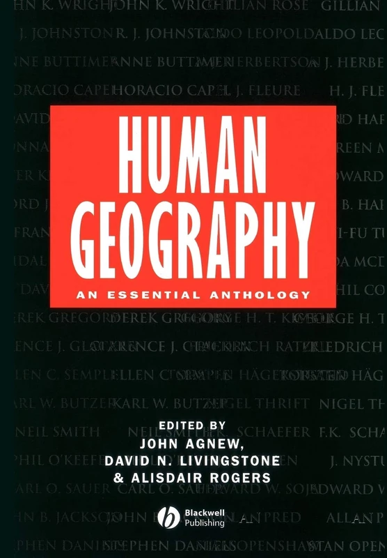 Wiley Human Geography: An Essential Anthology - Textbook