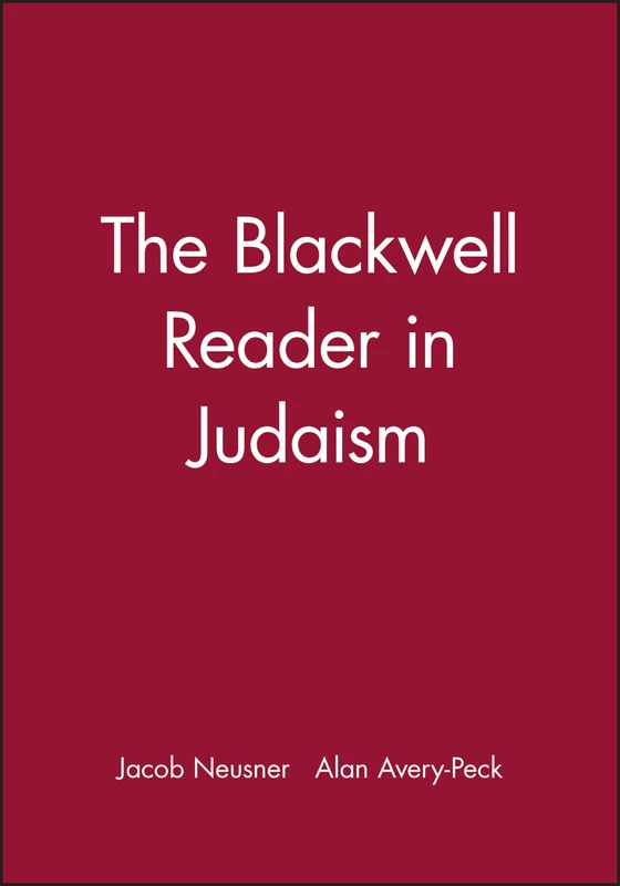 Wiley-Blackwell The Blackwell Reader in Judaism - Religion Book