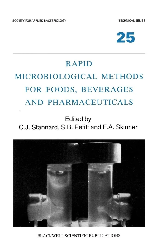 Rapid Microbiological Methods for Foods, Beverages and Pharmaceuticals (Society for Applied Bacteriology)