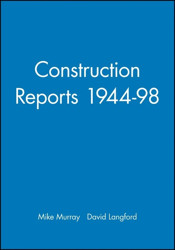 Construction Reports 1944-98 - Image 1