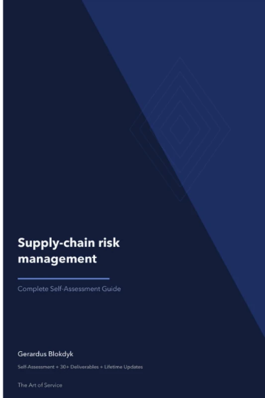 Supply-chain risk management Third Edition