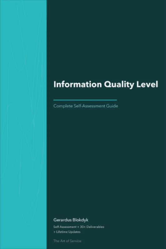 Information Quality Level Third Edition
