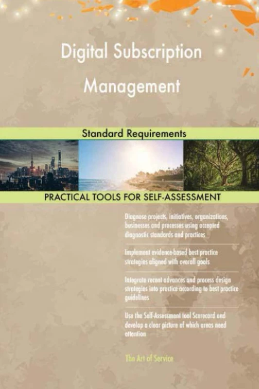 Digital Subscription Management Standard Requirements