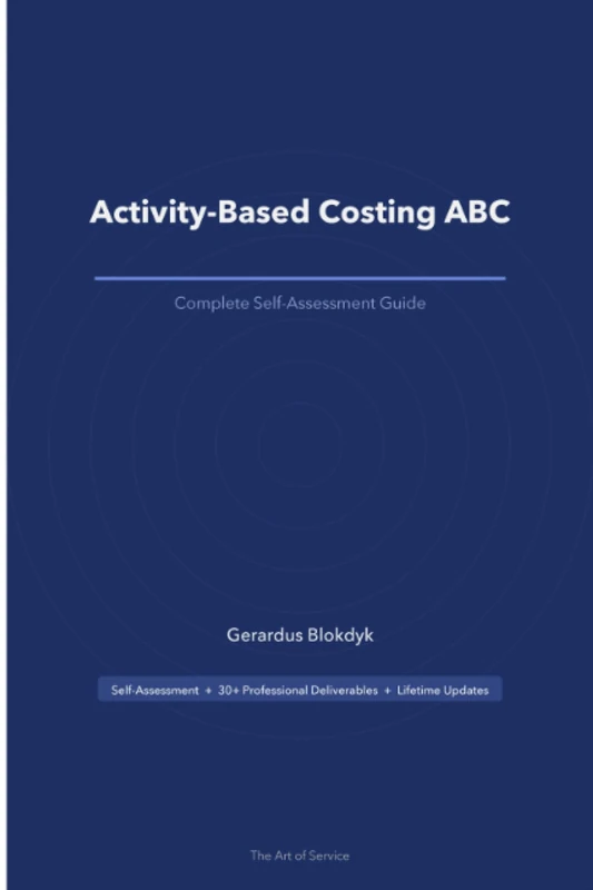 Activity-Based Costing ABC Standard Requirements