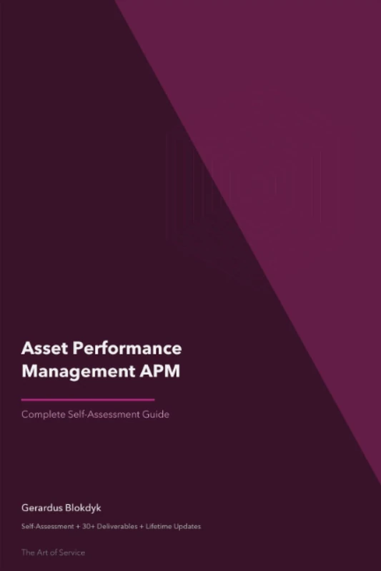 Asset Performance Management APM Second Edition