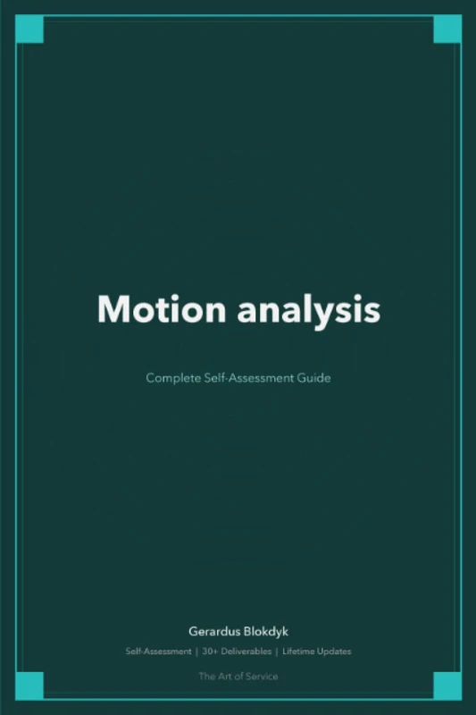 Motion analysis Third Edition