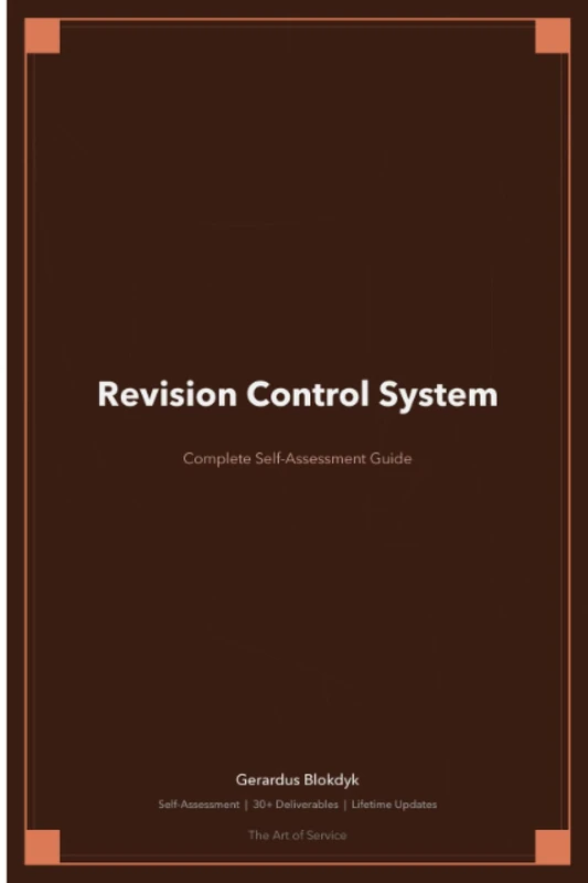 Revision Control System A Complete Guide